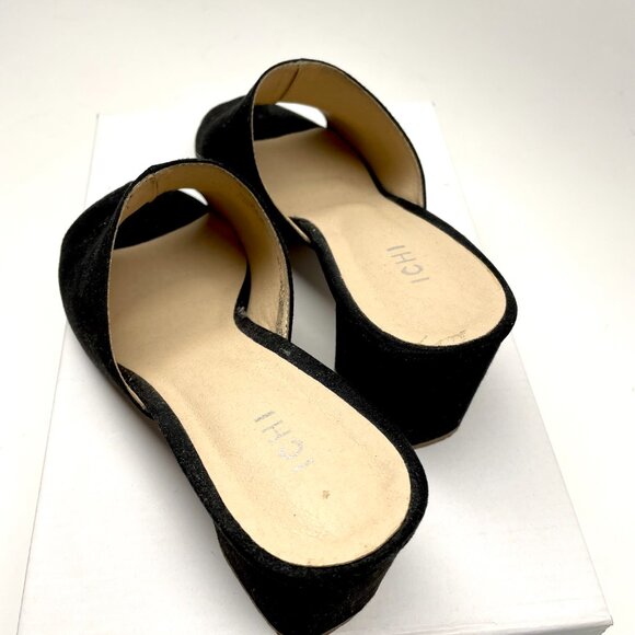 Ichi mules vegan black suede 38 us size 37 Canadian size - Picture 5 of 6